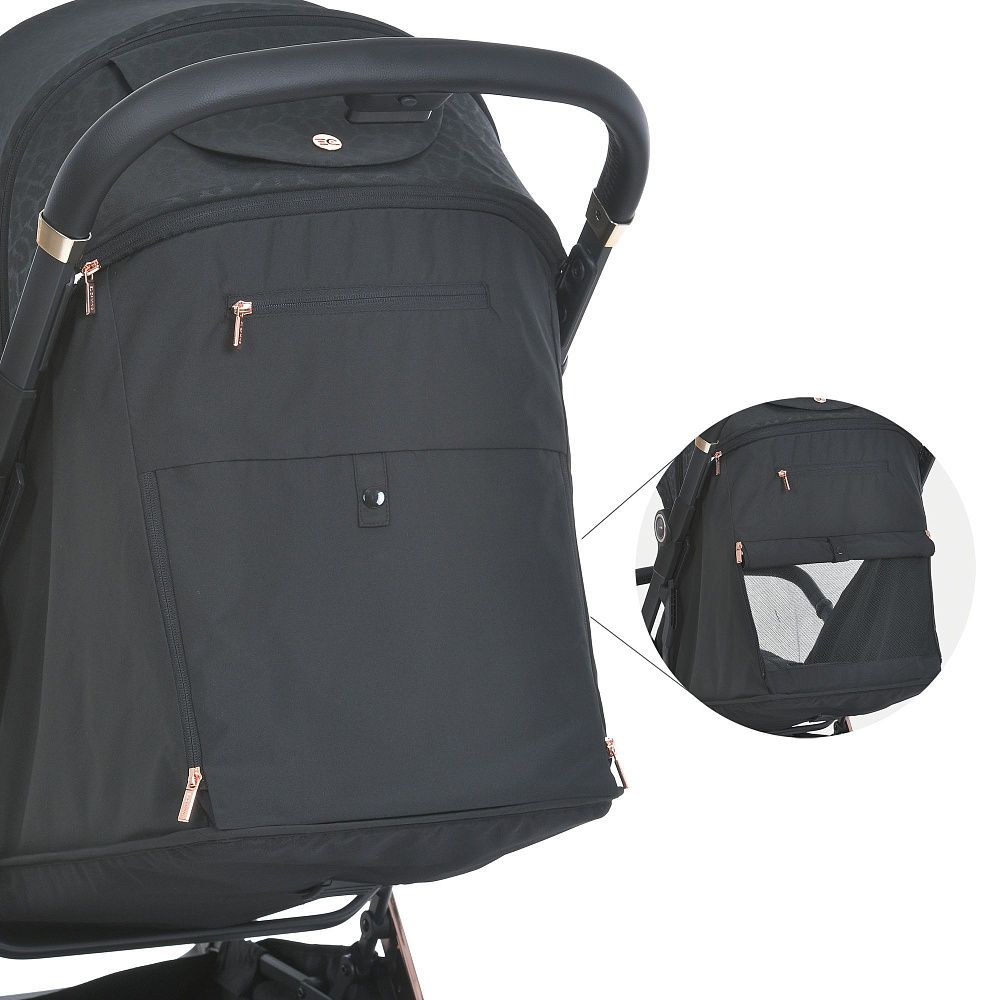 Коляска прогулянкова ME 1127-G BEYA Black Leo