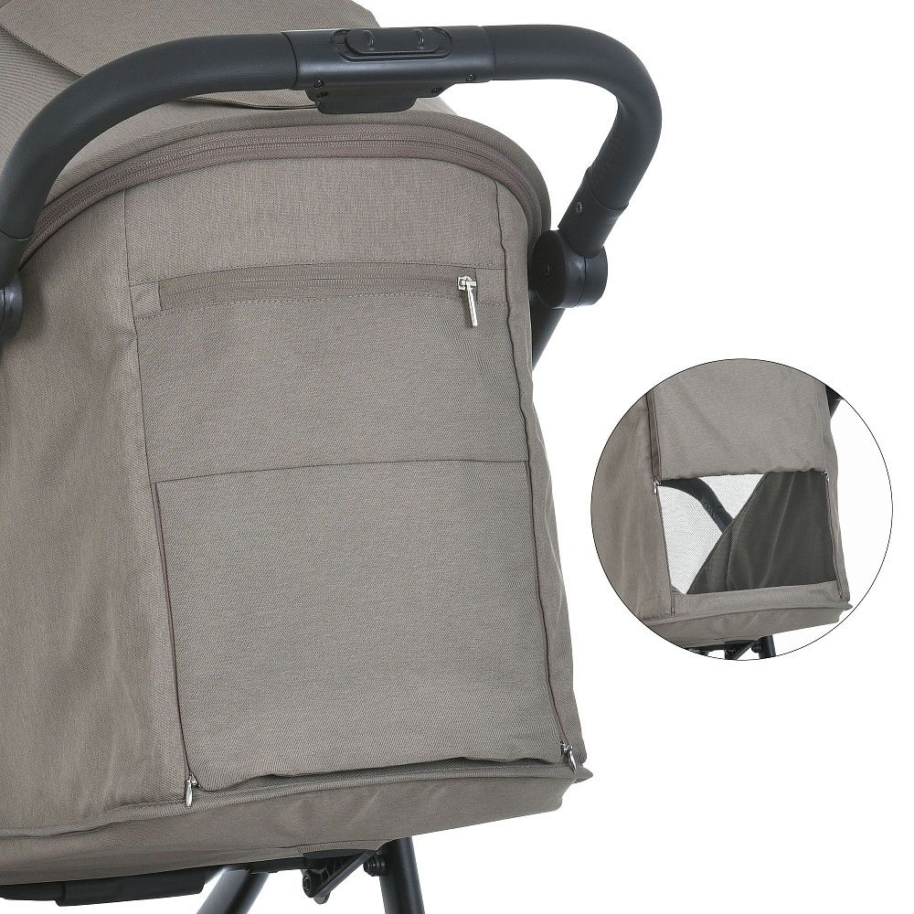 Коляска прогулочная ME 1181 DAHLIA Milk Chocolate