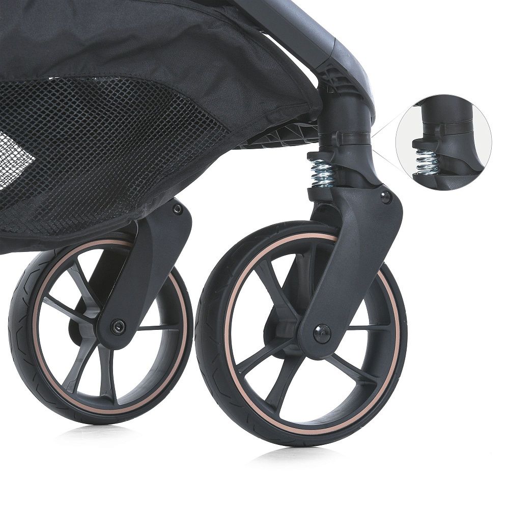 Коляска прогулянкова ME 1127-G BEYA Black Leo