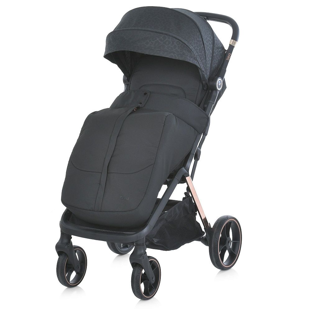 Коляска прогулянкова ME 1127-G BEYA Black Leo