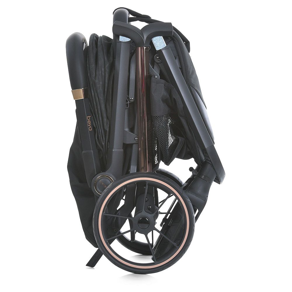 Коляска прогулянкова ME 1127-G BEYA Black Leo