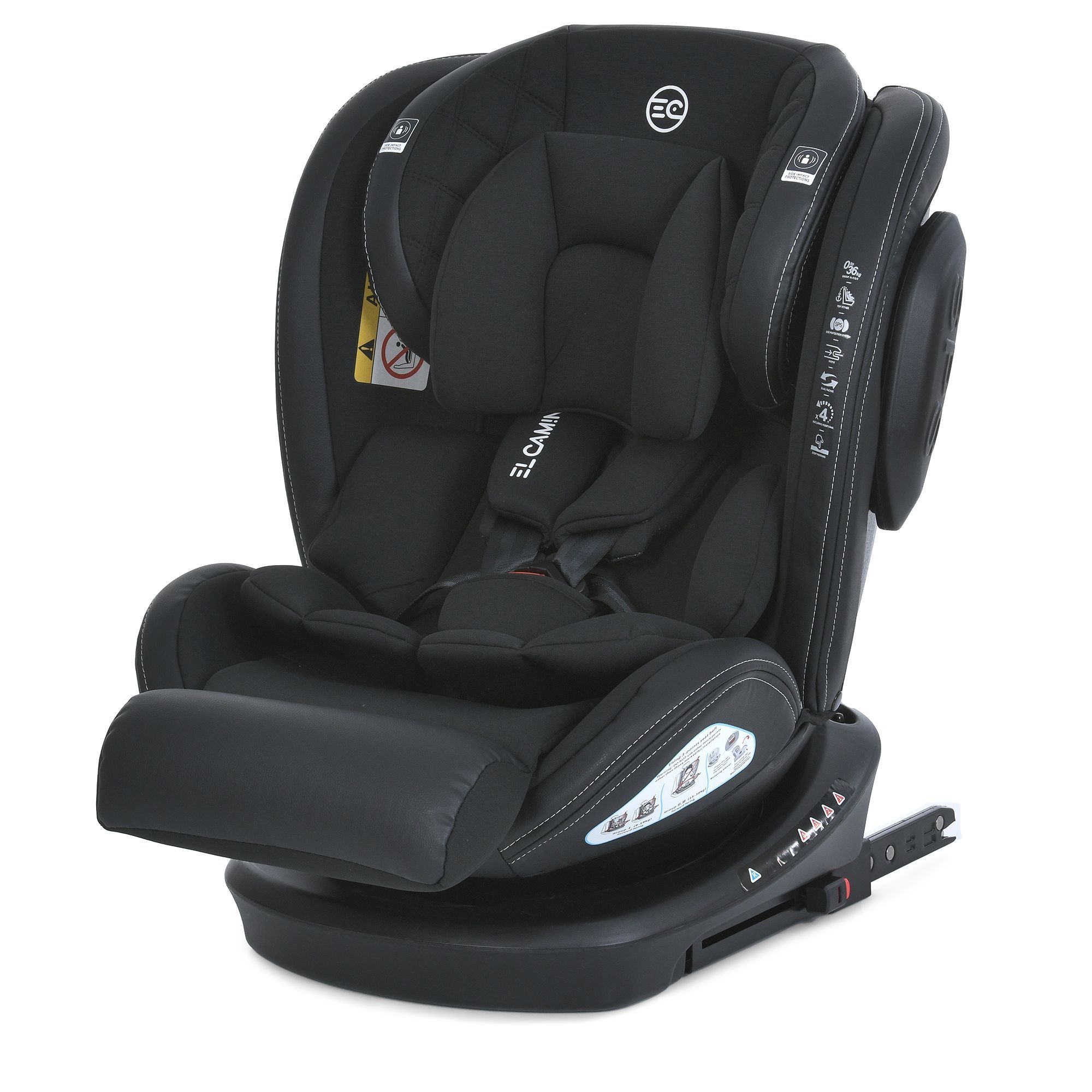Автокресло детское ME 1045 EVOLUTION 2 360⁰ Melange Black