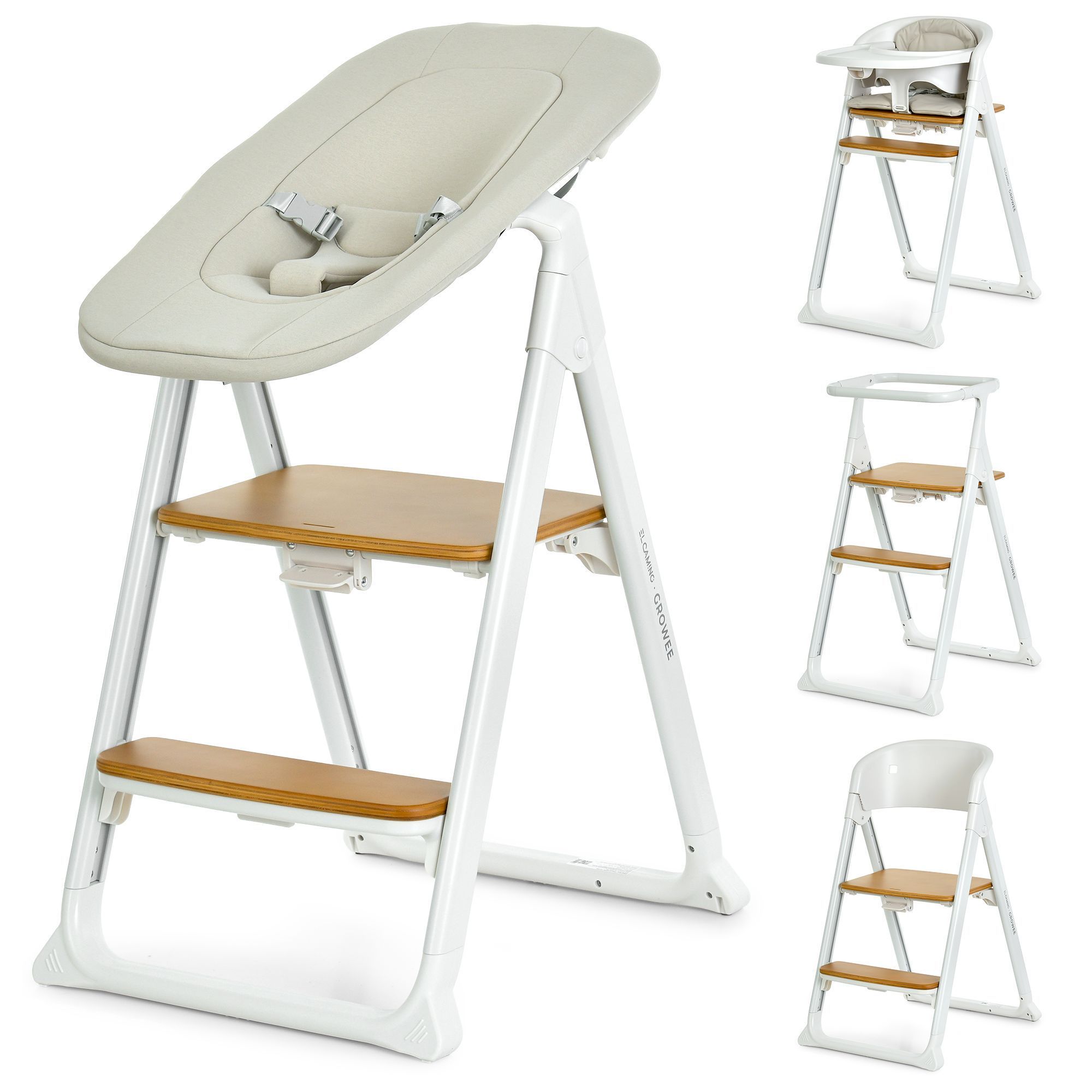 Стільчик EL CAMINO GROWEE ME 1222 White