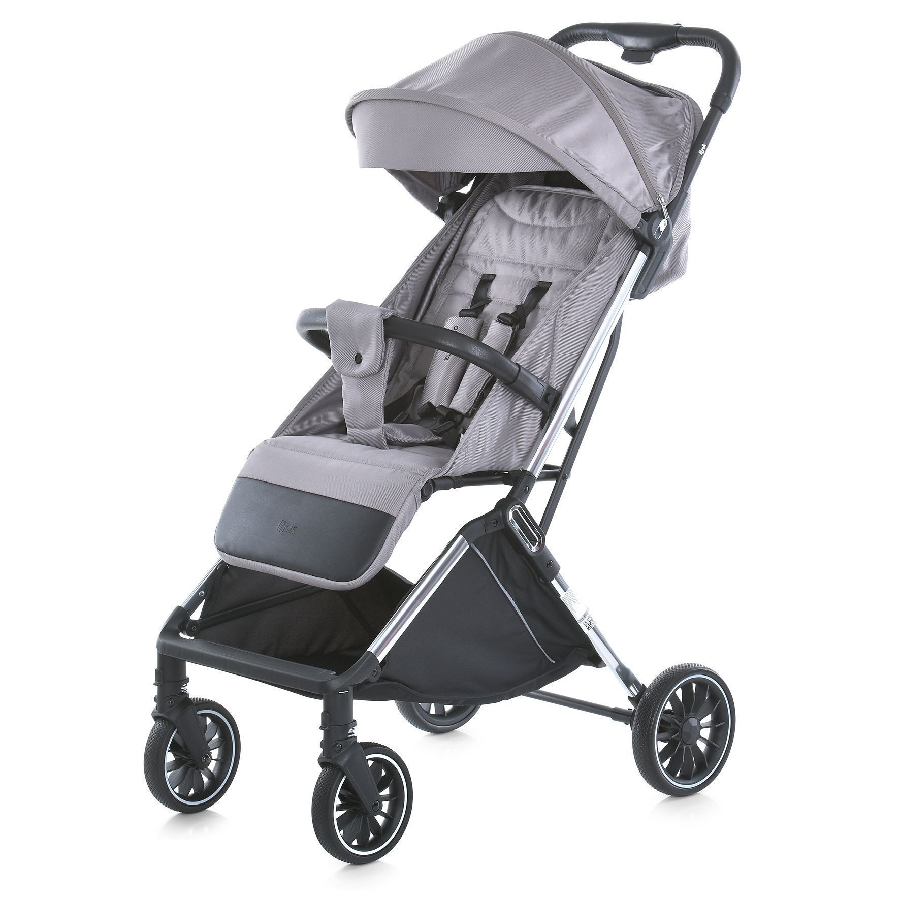 Коляска прогулянкова ME 1129 LINK Silver Striped