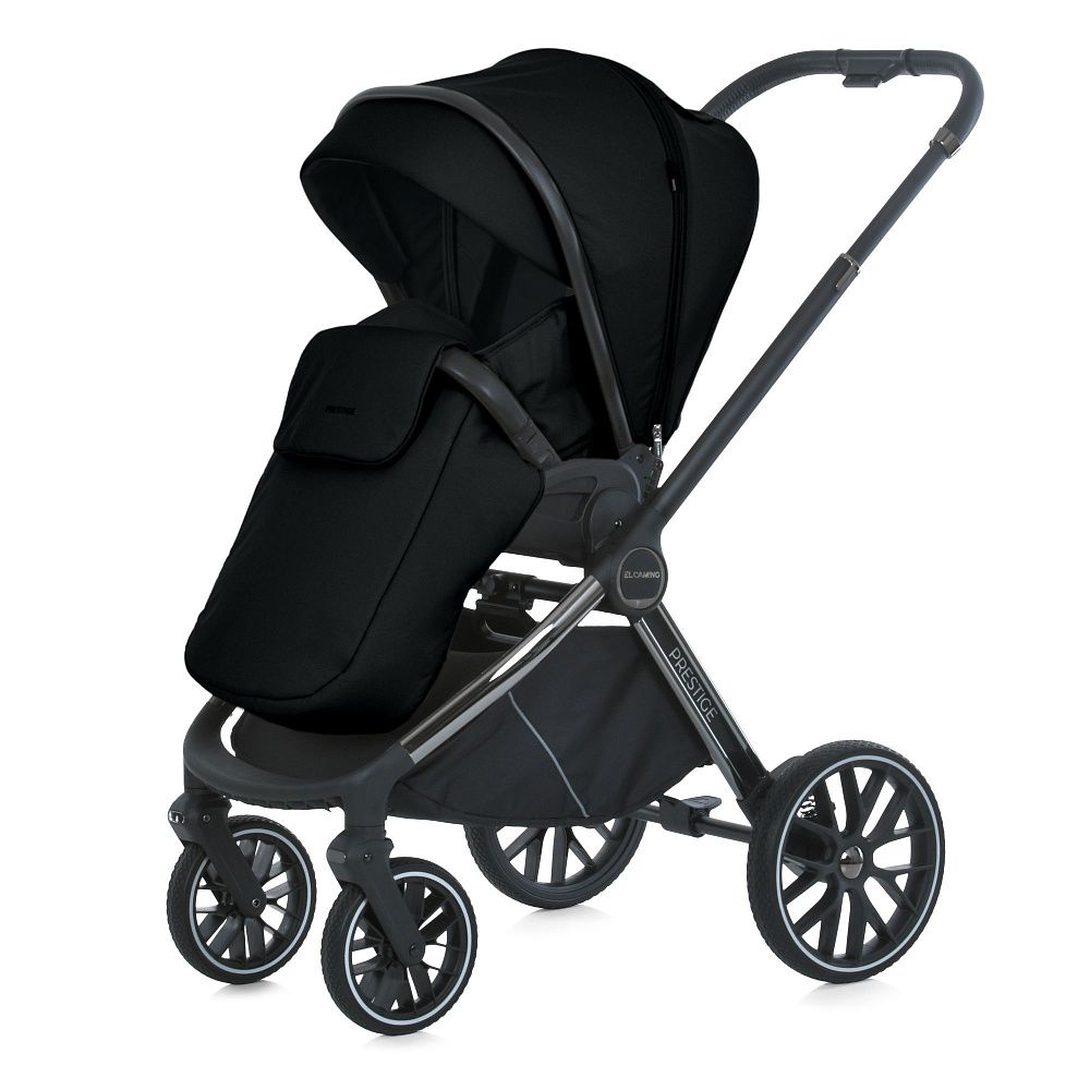 Коляска універсальна 2в1 ME 1124-2 PRESTIGE Black