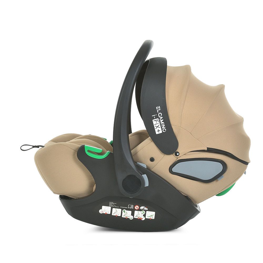 Автокрісло дитяче El Camino i-FIX+ ME 1110 Natural Beige