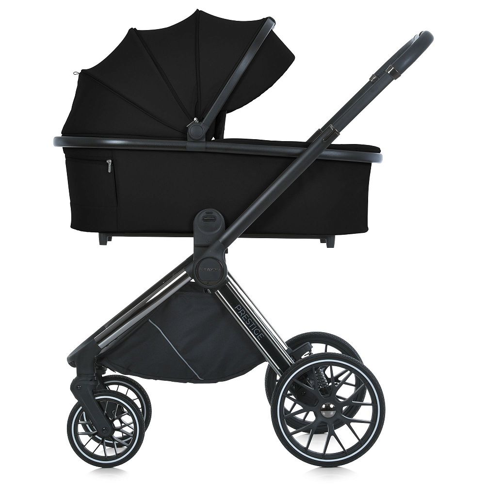 Коляска універсальна 2в1 ME 1124-2 PRESTIGE Black