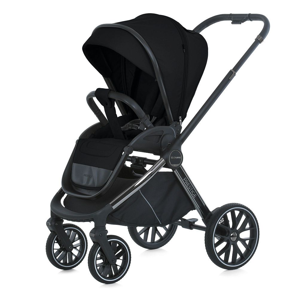 Коляска універсальна 2в1 ME 1124-2 PRESTIGE Black