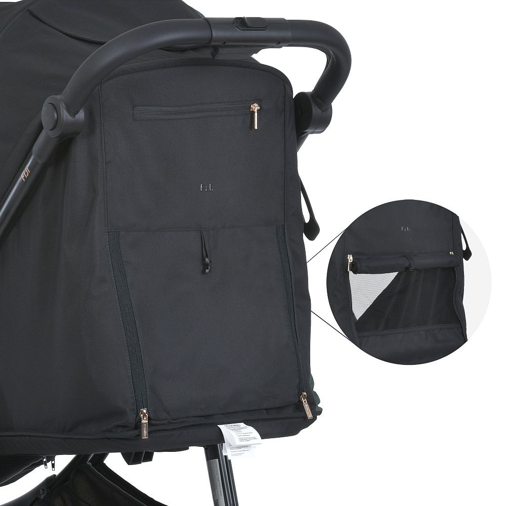 Коляска прогулянкова ME 1113-2 FIJI Black Matt