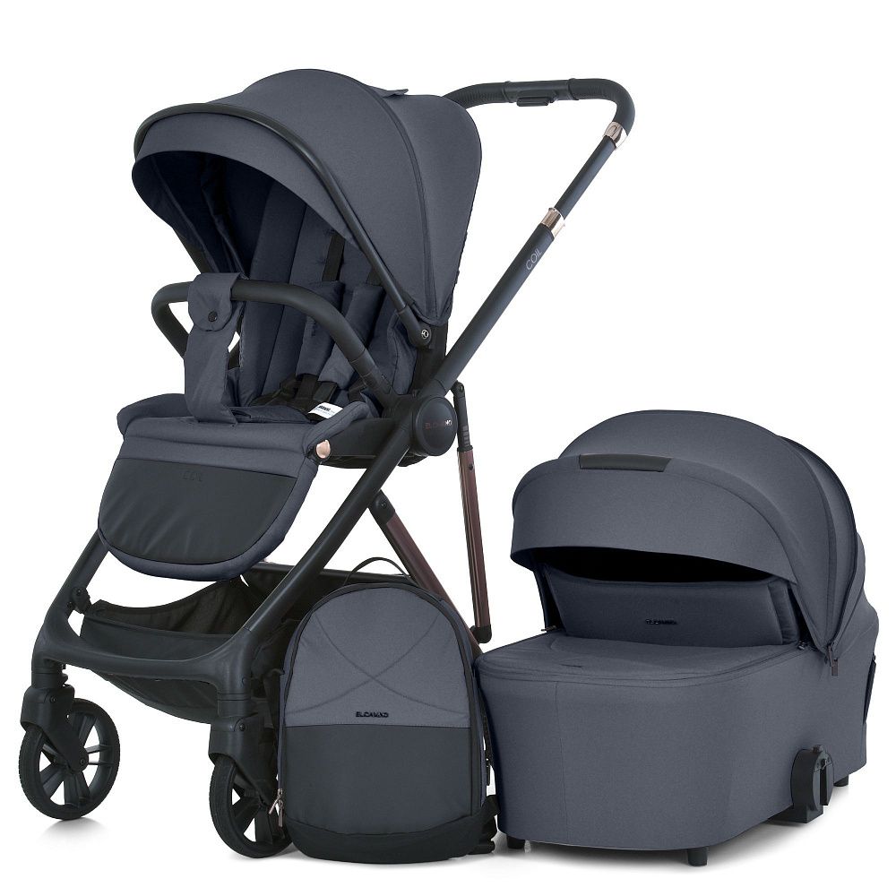 Коляска універсальна 2в1 ME 1190 COIL Asphalt Gray