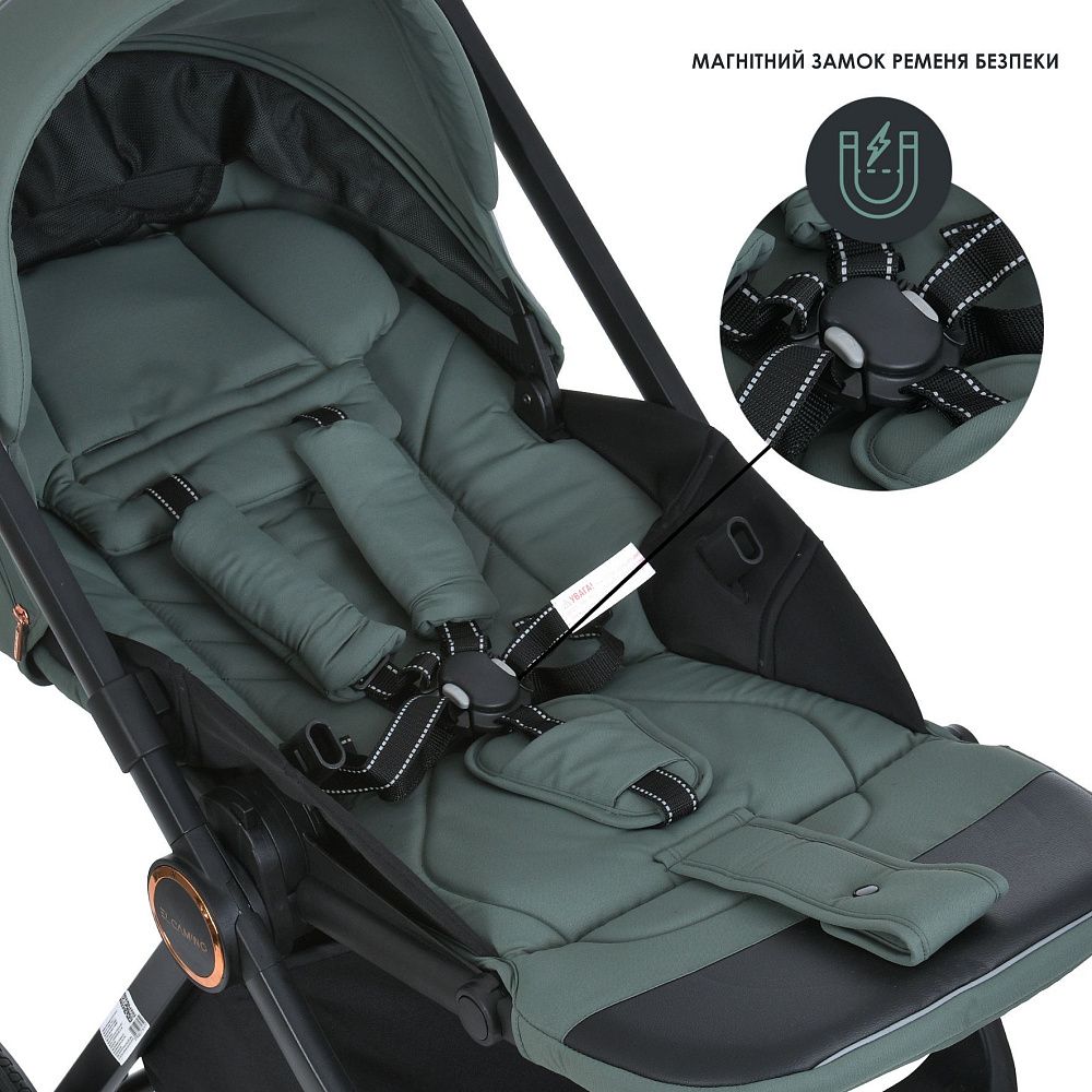 Коляска універсальна 2в1 ME 1100-1 ERA Khaki Green