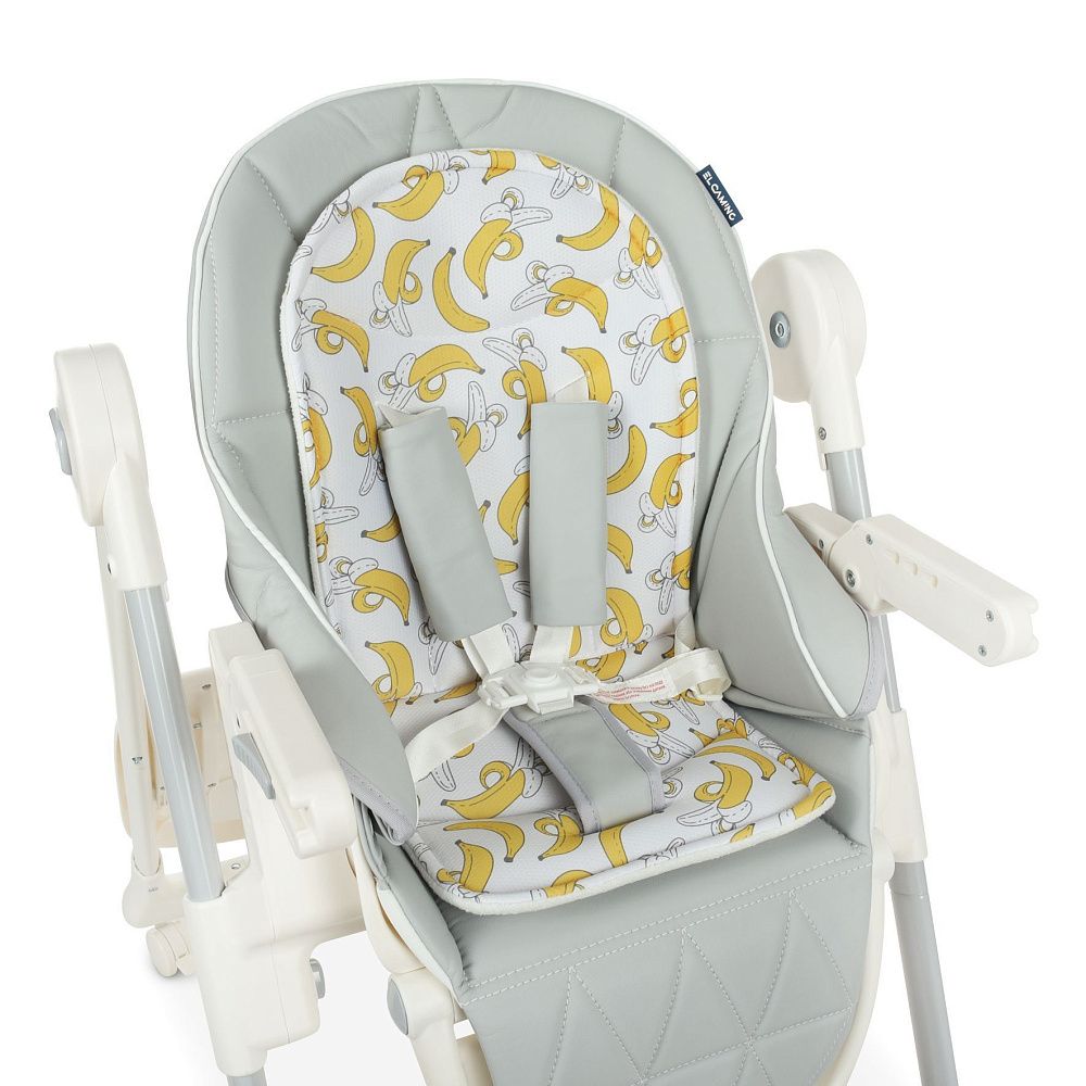 Стільчик для годування ME 1037 CRYSTAL Banana Gray
