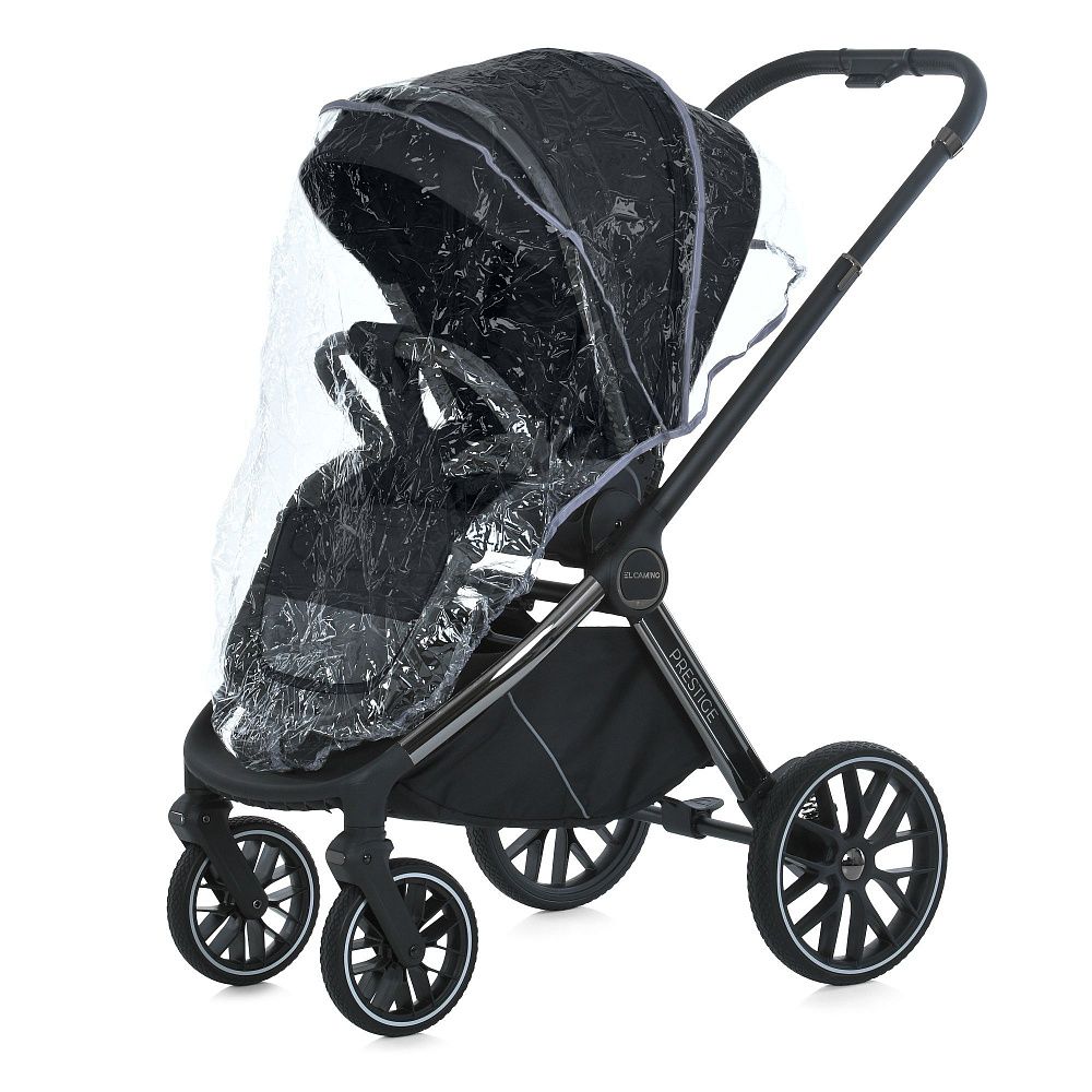 Коляска універсальна 2в1 ME 1124-2 PRESTIGE Black