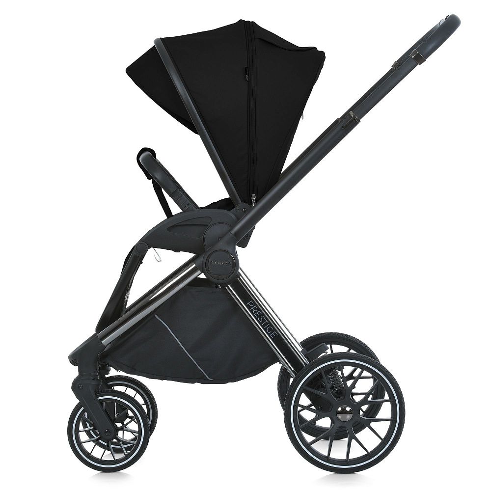 Коляска універсальна 2в1 ME 1124-2 PRESTIGE Black