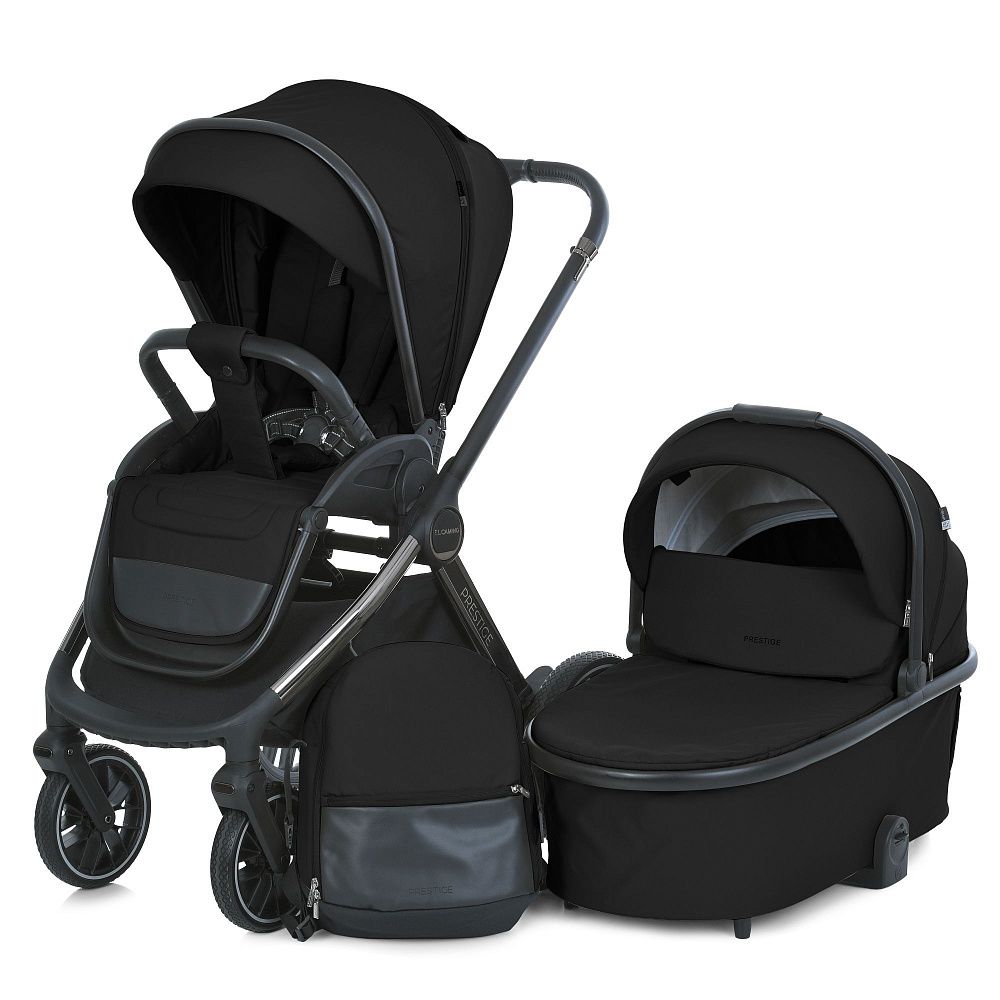 Коляска універсальна 2в1 ME 1124-2 PRESTIGE Black