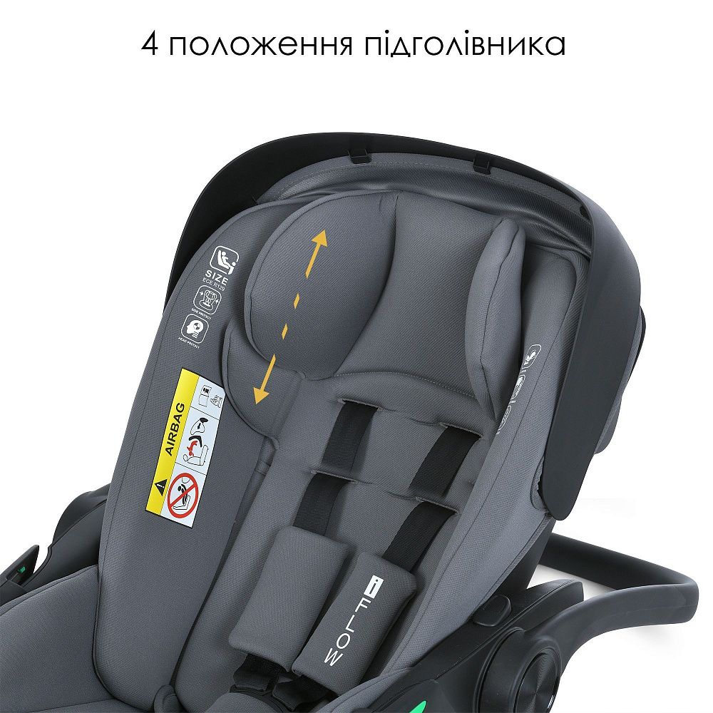 Автокрісло i-FLOW ME 1198 Gray