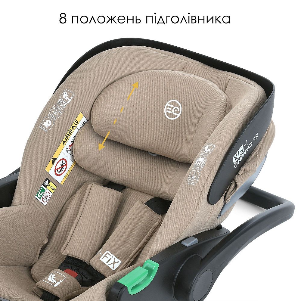 Автокрісло дитяче ME 1110 i-FIX Natural Beige