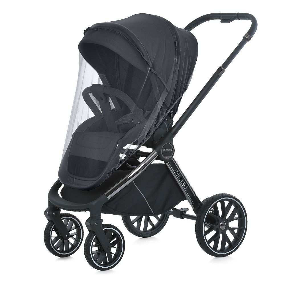 Коляска універсальна 2в1 ME 1124-2 PRESTIGE Black