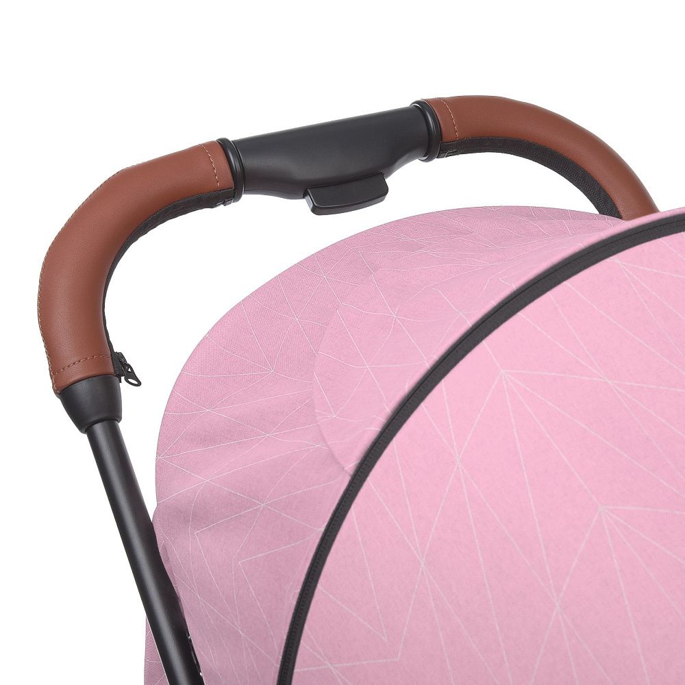 Коляска прогулочная ME 1024 X4 Pink Lines