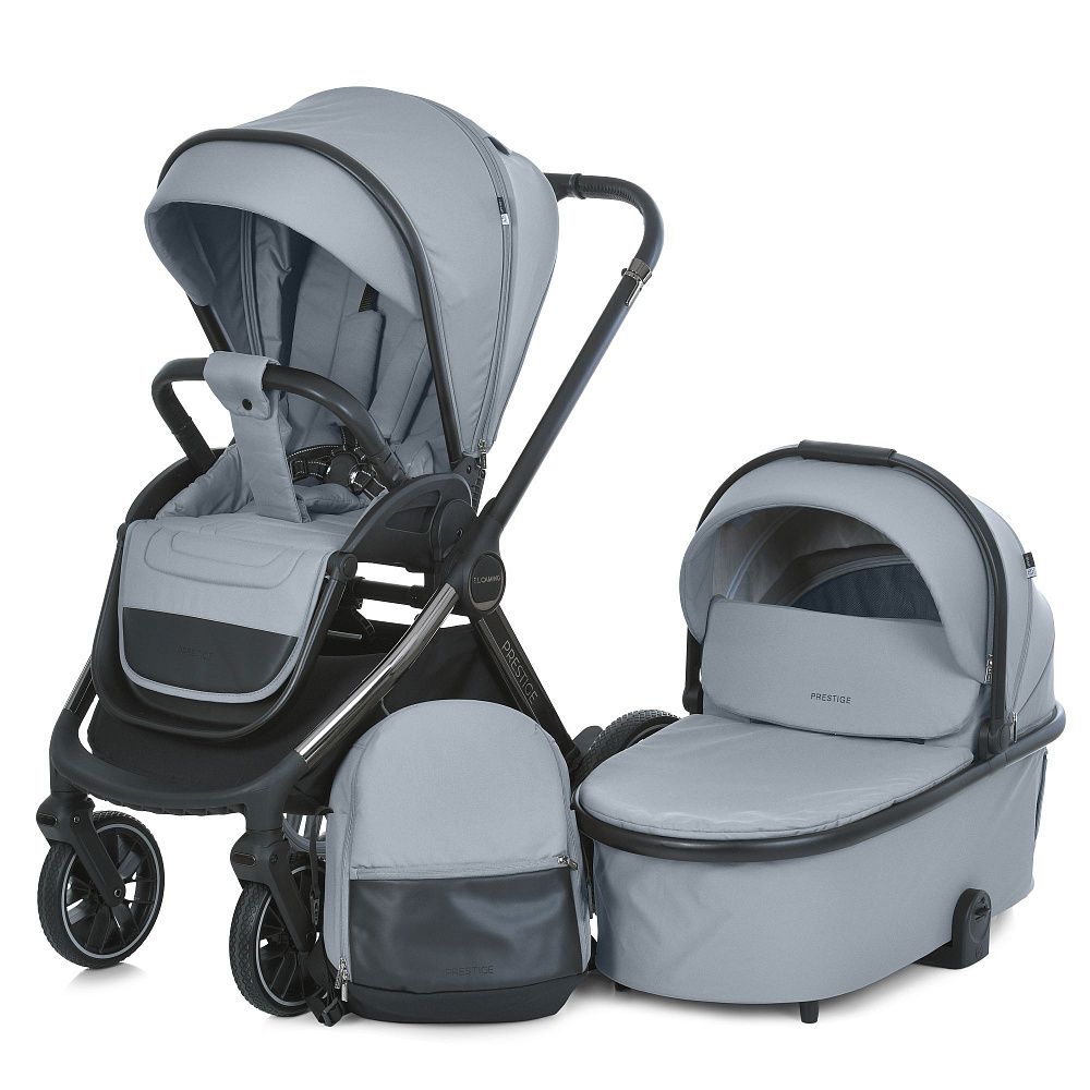 Коляска универсальная 2в1 ME 1124-2 PRESTIGE Frost Gray