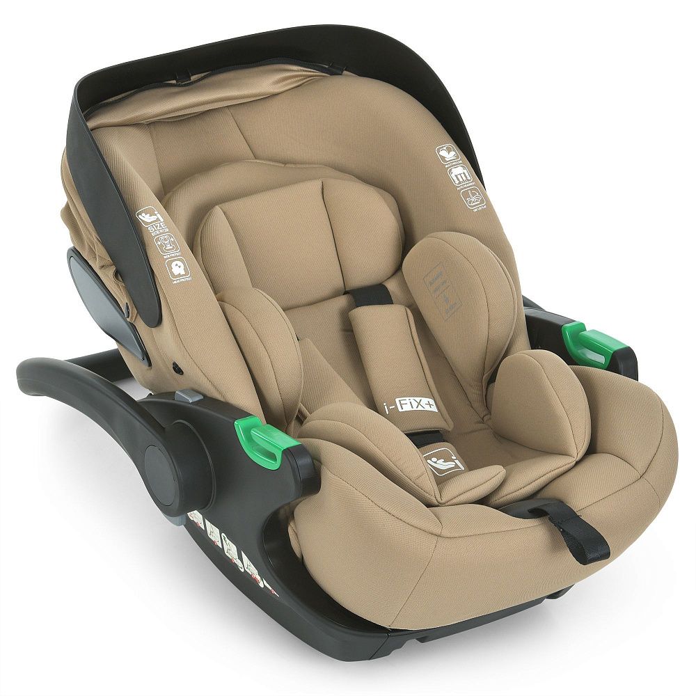 Автокрісло дитяче El Camino i-FIX+ ME 1110 Natural Beige